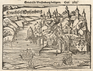 1550 / 1598 Sebastian Münster View of Belgrade