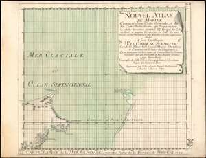 1749 Bruckner Map of the Bering Strait