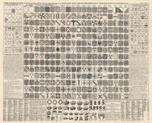 1720 Chatelain Chart of Noble Coats of Arms