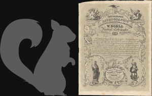 1866 Boell Advertising Broadsheet for Lithographic Services