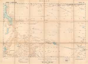 1903 War Office / Ordnance Survey Map of Boran (northeastern Kenya)