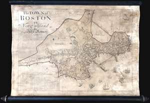 1725/1835 Smith/Bonner Map of Boston, Massachusetts