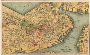 1894 Walker Map or Plan of Boston, Massachusetts