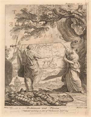 1753 Jonas Hanway Allegorical Frontispiece