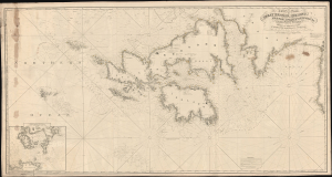 1858 Hobbs Blueback Nautical Map of the British Isles and the Eastern Atlantic Ocean