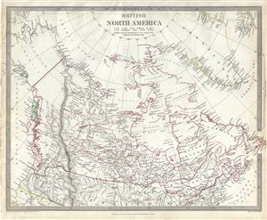 1834 S.D.U.K. Map of Canada or British North America