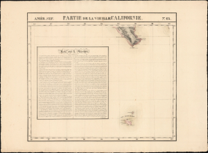 1827 Vandermaelen / Humboldt Map of Cabo St. Lucas and the Revillagigedo Islands.