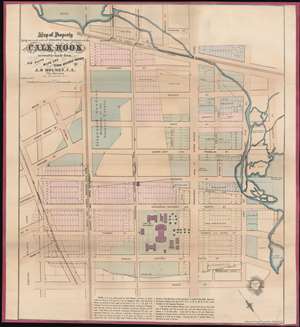 1865 Holmes Map of Tribeca and Collect Pond Area, New York City