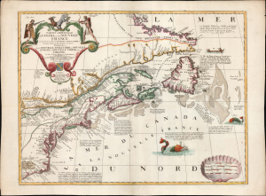 1689 Coronelli / Nolin Map of Canada and the Northeast