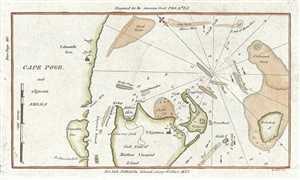 1833 Blunt Nautical Map of Cape Poge, Martha's Vineyard, Massachusetts