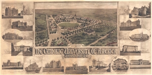 1914 Murphy and Olmsted View of the Catholic University of America