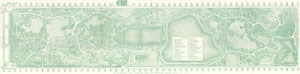 1893 Smith & Knapp Map of Central Park, New York City