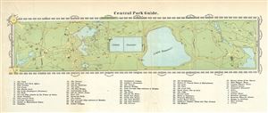 1869 Map of Central Park, New York City