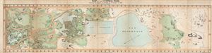 1862 Vaux and Olmsted Map of Central Park, New York City