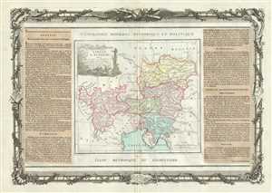 1786 Desnos and de la Tour Map of Austria