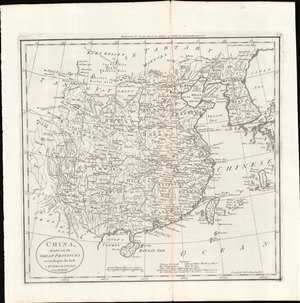 1796 Carey and Tanner Map of China