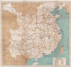 1921 Crow Map of China