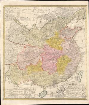 1738 Homann Heirs / Hase Map of China