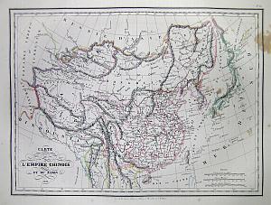 1837 Malte-Brun Map of China and Japan