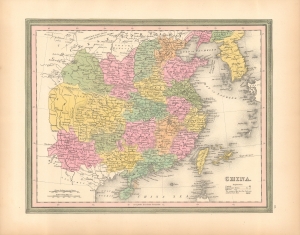 1846 Mitchell Map of China