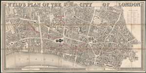 1842 Wyld Large-Scale Map of the CIty of London, England