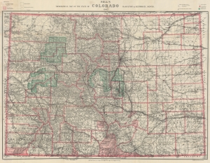 1902 Nell's Map of Colorado