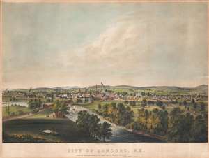 1855 Buffords / Moore View of Concord, New Hampshire