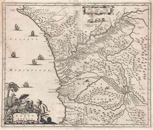 1686 Dapper Map of Western Central Africa