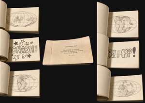 1979 Scotese Map Flipbook Illustrating Continental Drift