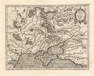 1595 Mercator Map of the North Black Sea Coast