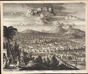 1681 Dapper view of Damascus, Syria