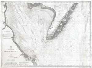 1902 U.S.C.G.S. Nautical Chart of the Entrance to Delaware Bay