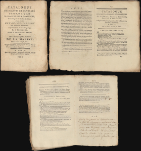 1793 Dezauche Catalog of All Maps Published by His Firm (Jaillot, Buache, Delisle)