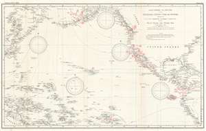 1900 U.S. Fish Commission Map of Pacific Ocean Dredgings