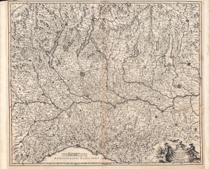 1705 Homann Map of Milan and Environs, Lombardy, Piedmont, Switzerland