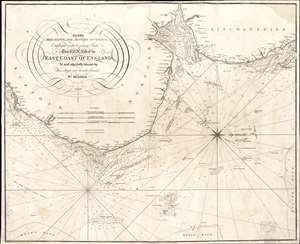 1810 Heather Nautical Chart or Maritime Map of Suffolk, Norfolk, Lincolnshire