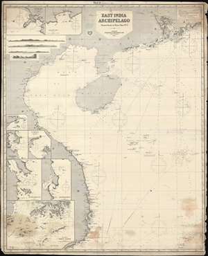1878 Imray Map of the South China Sea: Hong Kong, Vietnam, Hainan