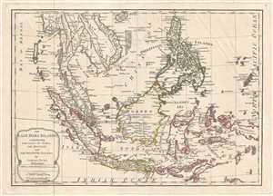 1794 Dunn and Laurie and Whittle Map of the East Indies and the Philippines