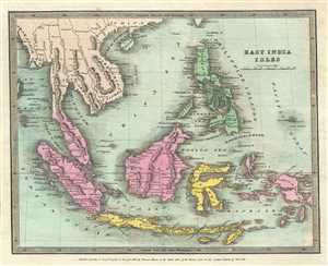 1835 Burr Map of the East Indies