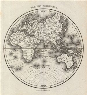 1828 Malte-Brun Map of the Eastern Hemisphere (Asia, Africa, Europe, Australia)