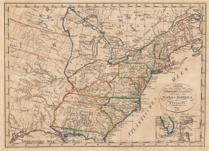 1818 Franz Pluth Map of the Eastern United States