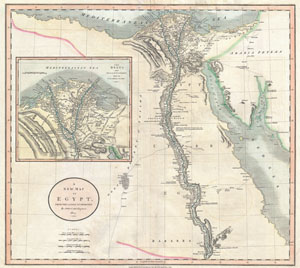 1805 Cary Map of Egypt