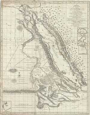 1790 James Bruce Map of Egypt, Abyssinia, and the Red Sea