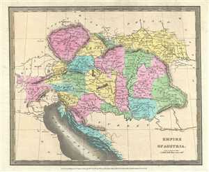 1835 Burr Map of the Austrian Empire