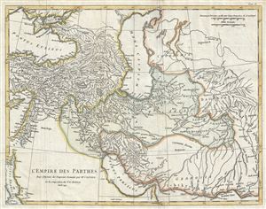 1749 Anville Map of the Parthian Empire