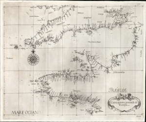 1646 Robert Dudley Chart of the English Channel, Southern England and Normandy