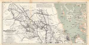 1864 Petermann / Hassenstein Map of Eritrea