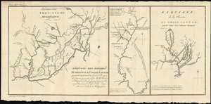 1787 Tardieu Map of the Ohio River, Muskingum River, Scioto River, and Beaver River