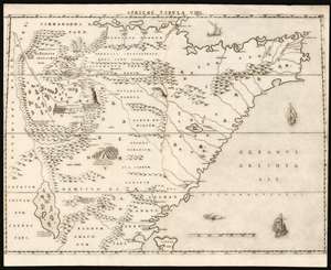 1588 Livio and Giulio Sanuto Map of East Africa and the Ethiopian Empire