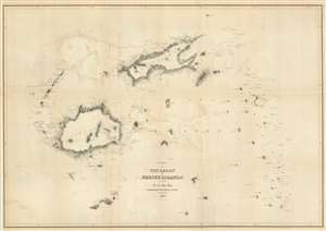 1840 Charles Wilkes U.S. Ex. Ex. Map of the Fiji Islands